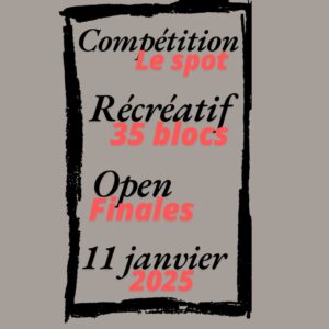 Compétition 6ieme anniversaire 11h30-14h