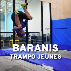Les Baranis – Cours de trampoline avancé pour les enfants