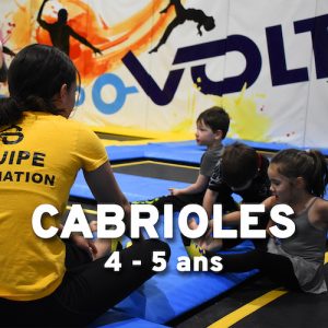 Les Cabrioles – Cours de trampoline de base pour les jeunes enfants